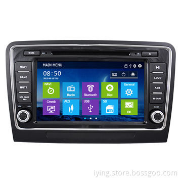 In-dash Car DVD Player, GPS Navigation for Skoda Superb, Supports USB, SD